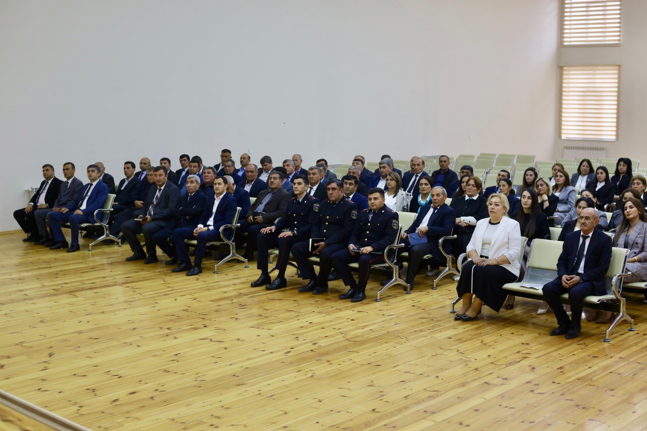 Tovuzda polis maarifləndirici tədbir keçirdi - FOTOLAR